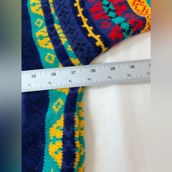 Vintage Forelli multi‎ colored sweater size tag not on large / XL - Picture 6 of 6